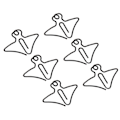 Miniatyrbillede 4 af 8: 100 stk. Mini Papirclips Udsøgte Bærbare Multifunktionelle Bogmærkeclips til Kontor Skole Hjem Svampeform