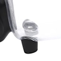 Miniatyrbillede 8 af 8: Bomuldspindholder Får Design Transparent Tandpirkere Opbevaringsboks Beholder Hjemindretning Sort
