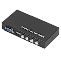 Miniatyrbild 4 av 8: 4-ports VGA-växlare SVGA-monitordelningsväxlare 4-i-1-ut för LCD-dator-TV-monitor