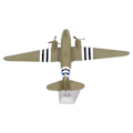 Miniatyrbild 5 av 8: Flygplansmodell Leksak 1:100 C47 DC3 Alloy Simulated Transporter Display Model Plane