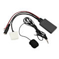 Miniatyrbillede 7 af 8: Bilstereo Radio Bluetooth Audio Forlængerkabel med Mikrofon Udskiftning til Mazda 2 3 5 6 8 2006 og fremefter