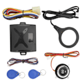 Miniatyrbild 2 av 8: Bil Push-to-Start tändsats Smart Engine Start Stop Button Keyless Go System Universal för 12V-fordon