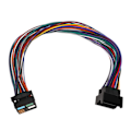 Miniatyrbillede 1 af 8: 60cm 52-polet MQB Quadlock Forlængerkabel Bluetooth 5.0 5‑12V til Bilradiohøjttalere