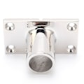 Miniatyrbillede 3 af 8: Støttefod i rustfrit stål 90 grader rektangulær Holdbar rustbeskyttende polering Hnadrail-beslag til bådyacht (22 mm)