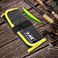 Pikkukuva 7 / 8: Pehmeä Syötti Jigging Jig -pussi Vedenkestävä Merikalastusvarusteet Työkalutarvikkeet (Keltainen)