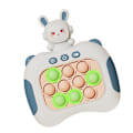 Miniatyrbild 2 av 8: Quick Push Bubbles Spelleksak Pedagogisk dekompression Light Up Pop Pusselleksak för vuxna Barn Äldre Mörk himmelsblå