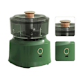 Miniatyrbillede 2 af 8: Elektrisk kødhakker blender Multifunktionsblade i rustfrit stål Effektiv sikker madblender til køkken Lysegrøn