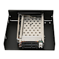 Miniatyrbild 5 av 8: 2,5 tum internt hårddiskhölje Dual Bay SATA II-gränssnitt 7 mm till 9,5 mm hårddisk tjocklek Hårddisk mobil rackbur