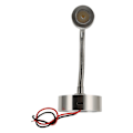 Miniatyrbillede 6 af 8: RV LED Senglampe USB Type C 3 Farvetemperatur Dæmpbar Touch Switch God Varmeafledning Rustfri RV Læselampe til Lastbiler DC12‑24V Sølv