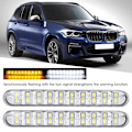 Miniatyrbild 7 av 8: 5050 30LED Dubbla Färger Dagsljus LED-lampor DRL Blinkers Universal för Bil