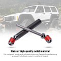 Miniatyrbillede 7 af 8: 2 stk rustfrit stål drivaksel passer til Axial Scx/Phantom GMADE 4WD Series RC Crawler Car 110-150mm