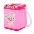 Miniatyrbillede 2 af 8: Minisimuleringsvaskemaskine elektrisk makeupbørstevaskemaskine (rosa)