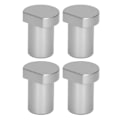 Miniatyrbilde 1 av 8: 4 stk Trebearbeiding Desktop Limit Blocks Multifunksjonell arbeidsbenk Peg bremse stopp 20mm diameter Sølv