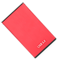 Miniatyrbilde 6 av 8: Mobil harddisk rød for OS X/XP/Win7/ Win8/Win10/Linux datamaskin YD0018 2.5in 50‑130M/S160G