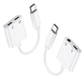 Miniatyrbilde 3 av 5: Lader til hodetelefonkonverter, USB-adapterkabel Type C til 3,5 mm[LD] A