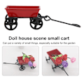 Miniatyrbilde 7 av 8: 1:12 Simulerings Trekkvogn Modell Mini Dukkehus Dekorasjon Trailer Barn Leke Gave