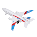 Miniatyrbild 7 av 8: Flygplansmodell Simulering Pull Back Funktion Ljud och ljus Legering Diecast Flygplansmodell Leksaker för samlingspresenter