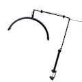 Miniatyrbilde 8 av 8: LED Halvmånelys Vippelysbordlampe 360 graders Rotasjon 3 Farger 10 Trinn Dimbar Vippelysforlengelse Beauty Fill Light 20W EU-kontakt 100‑240V