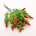 Miniatyrbillede 7 af 7: 10 ST Kunstig Peberbuket Fake Chili Buket Simulering Frugter Peber Klynge Plast Fake Plant til Hjem Fest Kontor Dekoration