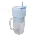 Miniatyrbillede 6 af 8: Mini Juicer Kop Bærbar Genopladelig Blender Juicer Multifunktionel Blender Kop med stor kapacitet til studerende Husholdningsblå
