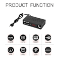 Miniatyrbillede 6 af 8: 1080P Set Top Box Digital TV Receiver DVB T2 Antenne Tuner