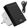Miniatyrbillede 1 af 8: Trådløs Netværksrouter Wifi Single Boost Repeater SSID Forstærker 300mbps 100-240VEU Stik