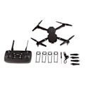 Pikkukuva 1 / 8: Musta taittuva drone, ylimääräiset potkurit, USB-kaapeli, kaukosäädin, 4K kamera, HD, 4 potkurin taittuva drone-setti