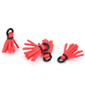 Miniatyrbilde 6 av 8: 4 stk. Fluefiske Float Foam Strike Indicators Drift Krok Posisjonering Floats BobbersRød