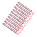 Miniatyrbillede 6 af 8: 10 stk. Sæbeboble Stav Pink Hjerteformet Transparent Holdbar Plastik Bærbar Sæbeboble Pinde til Fest Bryllup Ferie