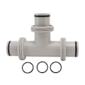 Miniatyrbillede 1 af 8: Delbar poolslange ventil 2 i 1 T-form slange ventil erstatning til filtercirkulationssystem Poolpumpe vedligeholdelse
