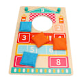 Pikkukuva 6 / 8: Massiivinen puinen Cornhole-setti sisä- ja ulkokäyttöön, Corn Hole Toss -säkkipeli, interaktiivinen lelu