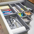 Miniatyrbild 5 av 7: 8 st Interlocking Bins Smart Interlocking Storage Bins Draw Organizer