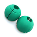 Miniatyrbillede 2 af 8: 2 stk. Vægtstanggreb Tykke Silikonstangsgreb Vægtstanggreb til 25 mm 28 mm 30 mm Vægtplader og Håndvægte Grøn