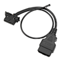 Miniatyrbillede 7 af 8: OBD2-kabel stabil forbindelse Sikkerhedsport Bypass OBD2-adapterudskiftning til Dodge RAM 1500 2500 2018 til 2020