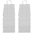 Miniatyrbillede 2 af 8: 10 stk Bærbare Kraftpapirposer Emballage Gavepose Tilbehør til Shopping Fødselsdagsfester 15 x 8 x 21 cm Hvid