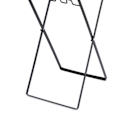 Miniatyrbilde 8 av 8: Søppelposeholder i Metall, Bærbar Søppelposeholder for Utendørs, Bladpose Stativ for Camping, Piknik, Kjøkken, Svart