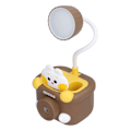 Miniatyrbillede 5 af 8: Bordlampe Daglig Belysning Sparer Skrivebordsplads Nødstrømforsyning LED Bordlampe Kaffe