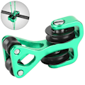 Miniatyrbillede 2 af 8: Aluminiumlegerings Bueskydnings Compound Bue Kabel Glide String Splitter Roller Grøn