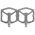 Miniatyrbild 6 av 8: 1 par ZTTO mountainbikepedaler Aluminiumlegering Halkfri cykelplattform platta pedaler (titan)