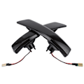 Miniatyrbilde 2 av 8: Par Bakkespeil Blinklys Dynamisk LED Flytende Lys Blinklys Passer for Ford Focus MK 2 3