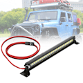 Pikkukuva 5 / 8: 24 LED Kattolukuvalaisin Kattolamppu Koriste RC-Tarvike Sopii Scx10 1/10 4WD Autolle Musta
