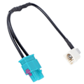Miniatyrbillede 5 af 8: 2 til 1 MIB Antenneadapter G FAKRA Radio til RCD330G RCD330 RCN210 RCD510 Passer til Desay