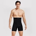 Miniatyrbillede 1 af 5: Mænds Højtaljede Tummy Control Ben Shapewear Briefs - Sort