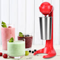 Miniatyrbillede 5 af 8: Dobbelt Hoved Elektrisk Milkshake Maskine Maker Kaffe Drikke Mixer Mælkeblender Til Hjem Bar EU Stik 220V