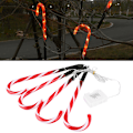 Miniatyrbillede 2 af 8: LED Gåstave Lampe Jordspids Lampe Juledekoration til Have Havegang Terrasse