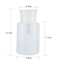 Miniatyrbilde 6 av 8: 1 stk 150 ml stilig manikyr tom flaske for neglekunst neglelakkfjerner pumpe dispenser