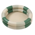 Miniatyrbild 1 av 8: Uppblåsbar Pool Baby Retro Blow Up Pool Familj Söt stil Förtjockad vatten Pool Grön Stripe