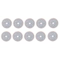 Miniatyrbillede 2 af 8: 10 stk 3 tommer slibeskiver Pad polering polerdiamant til marmorbetonsten 300 mesh