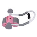 Miniatyrbillede 2 af 8: Abdominalrulle Træningshjul Automatisk Tilbagefjedrende Abdominalrulle med Telefonholder til Gravide Kvinder Rosa