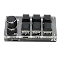 Miniatyrbilde 6 av 8: Mekanisk spilltastatur 6 taster 1 knapp Liten USB trådløs Dual Mode OSU-tastatur DIY programmerbar tastatur